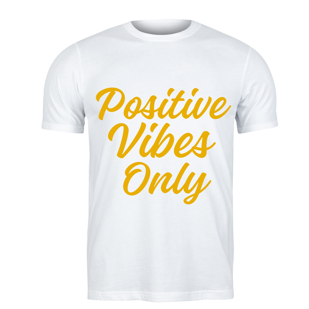 Positive Vibes Only (Gold Words)
