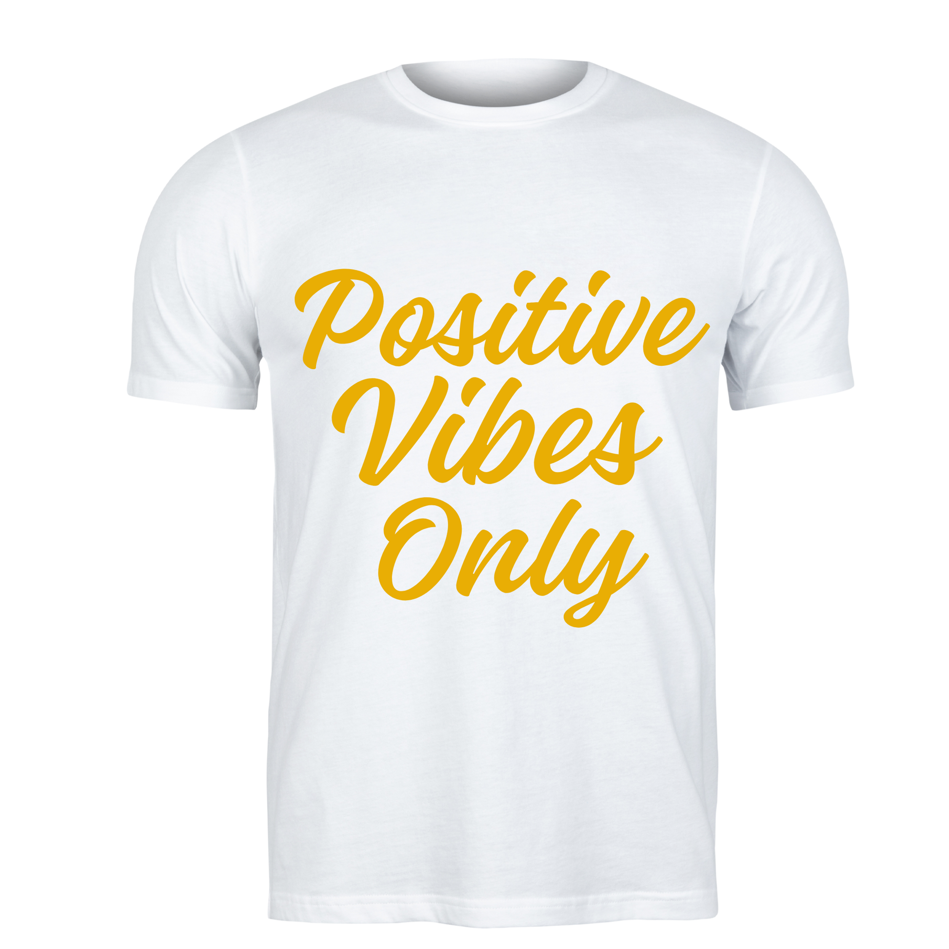 Positive Vibes Only (Gold Words)